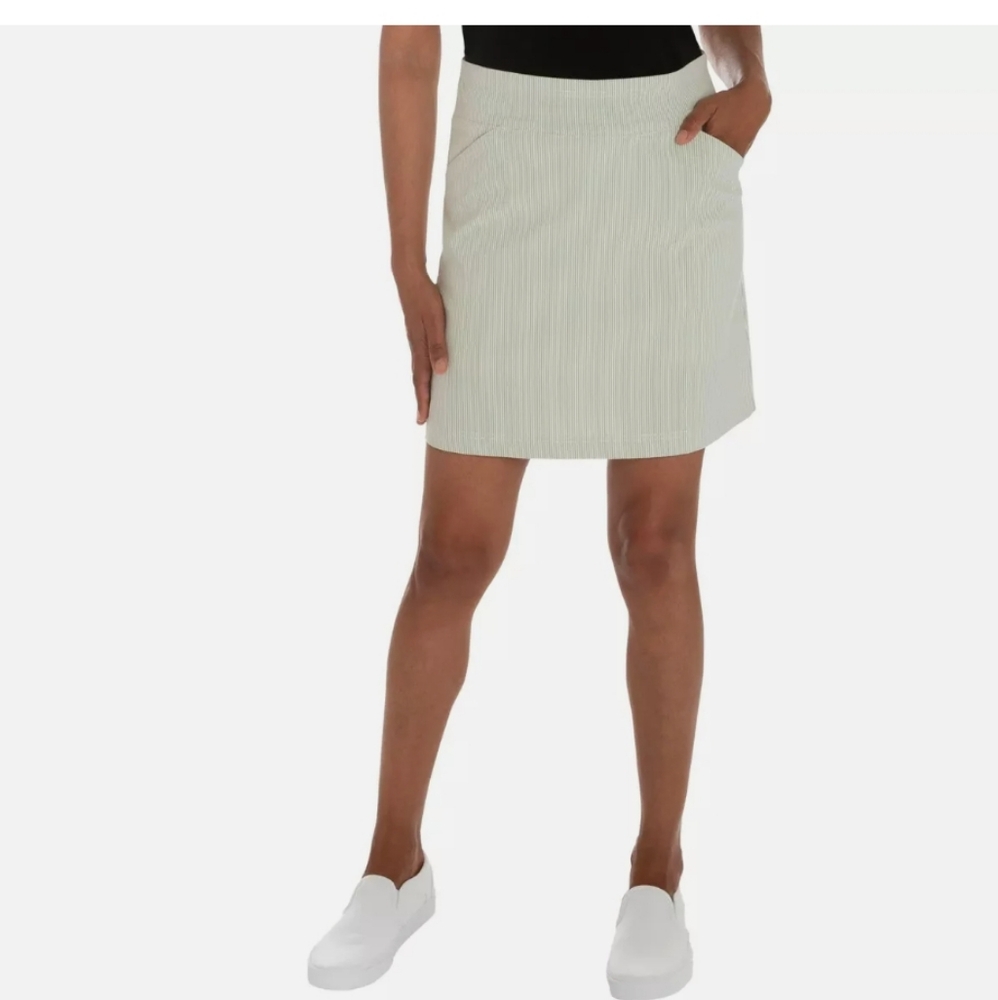 Mario Serrani Comfort Stretch Skort Women Rayon Tummy Control